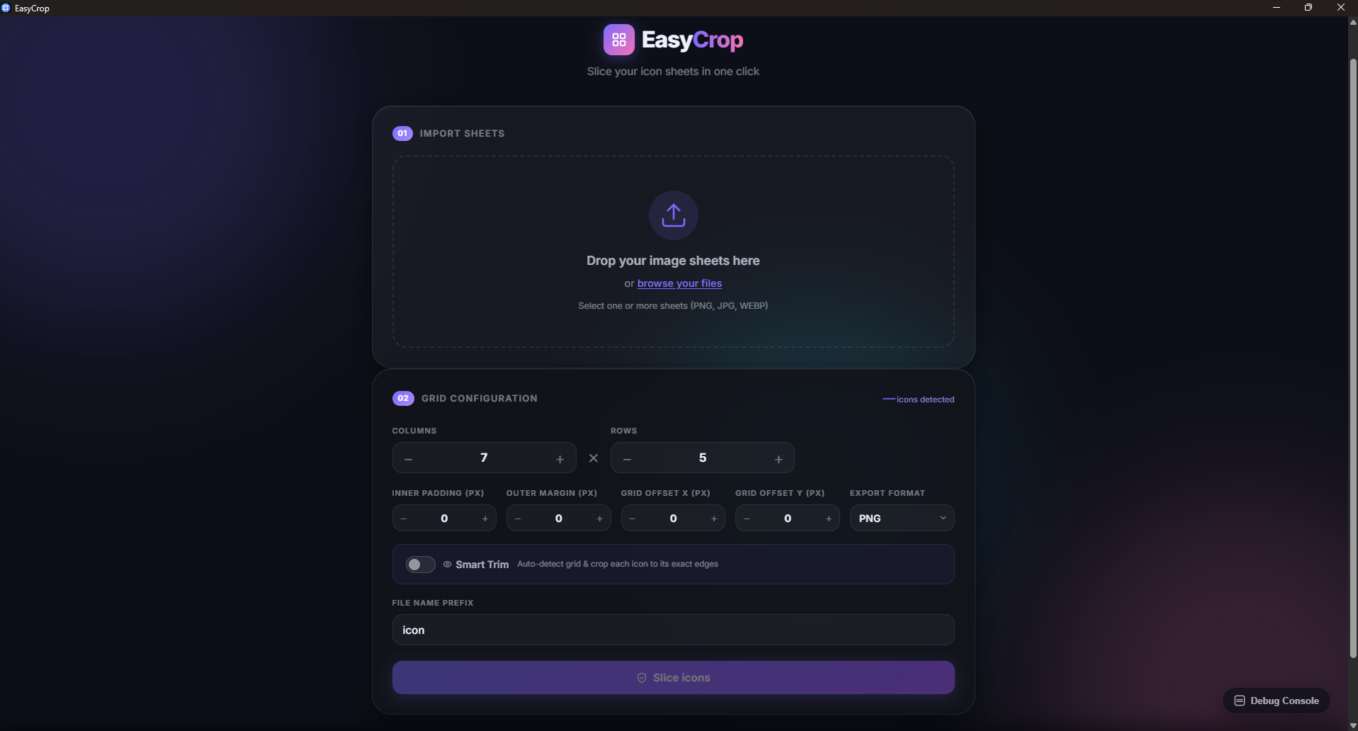 Easy Crop App Screenshot